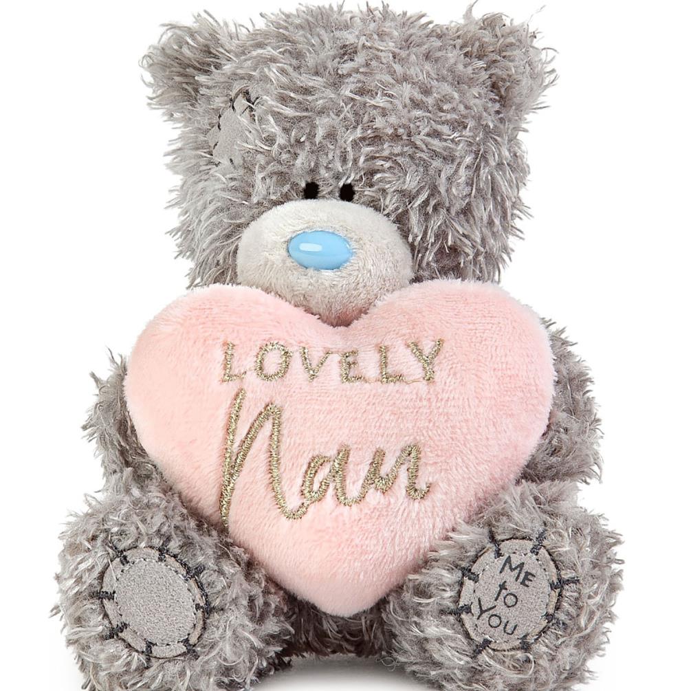 4" Lovely Nan Padded Heart Me to You Bear Extra Image 2